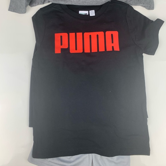 PUMA Boys' Youth 4-piece Set - BLACK (Select Size: XXS-XS) - Picture 3 of 9